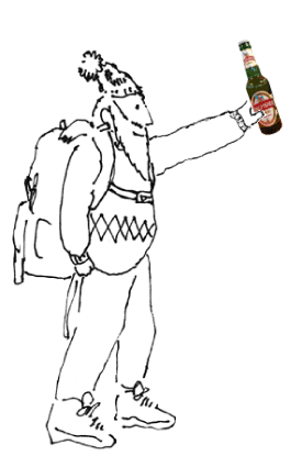 乾杯のイラスト