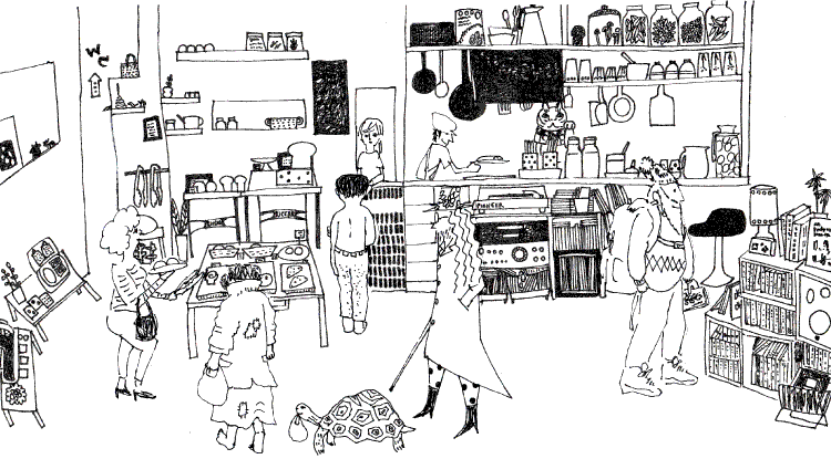 カフェのイラスト